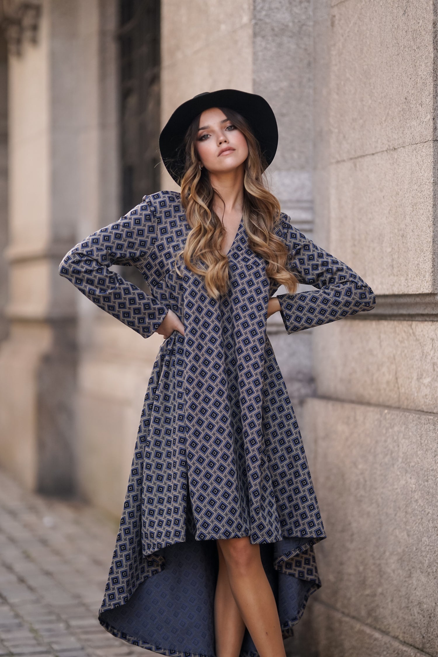 Vestido assimétrico