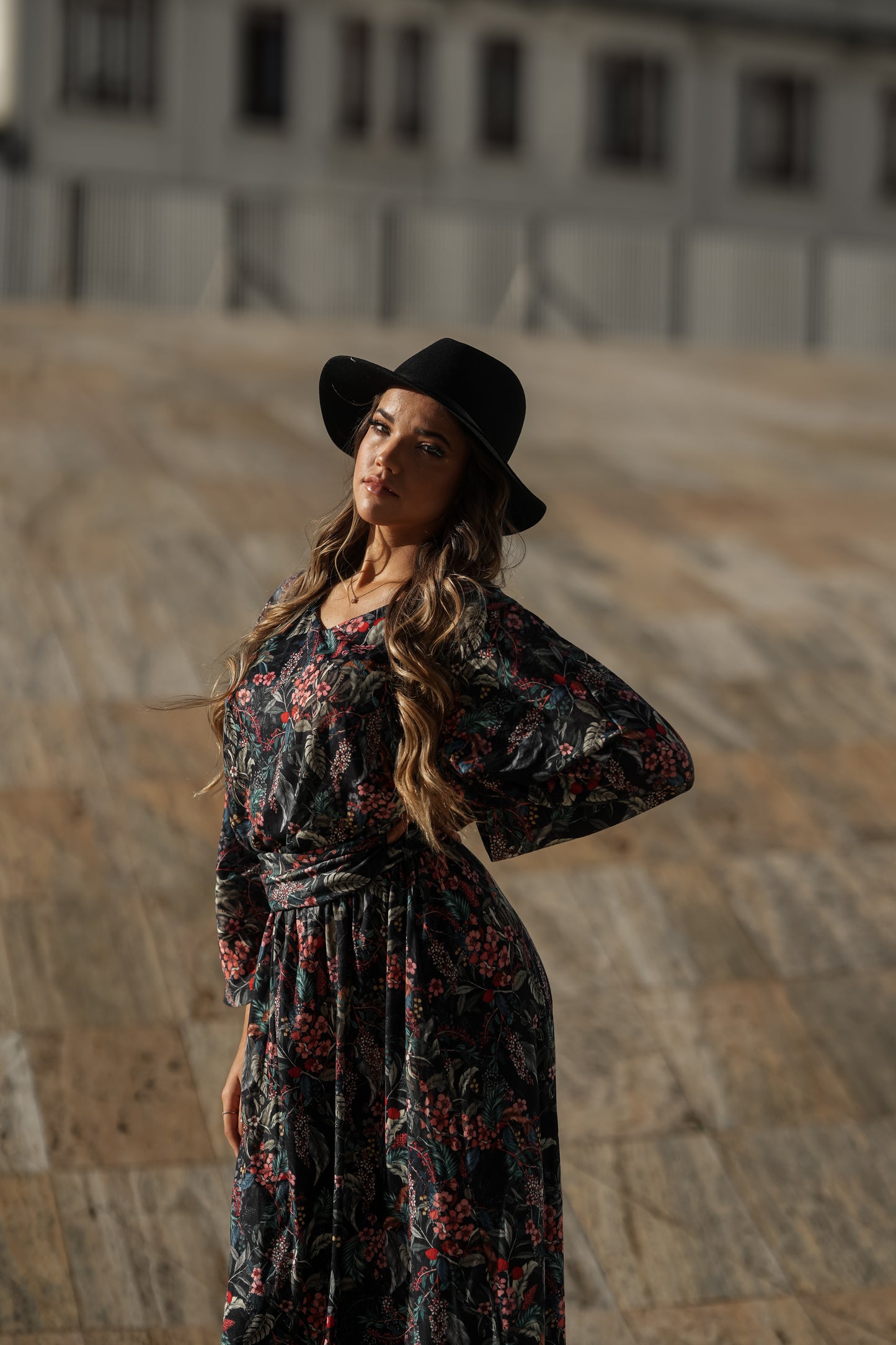Vestido com cinto