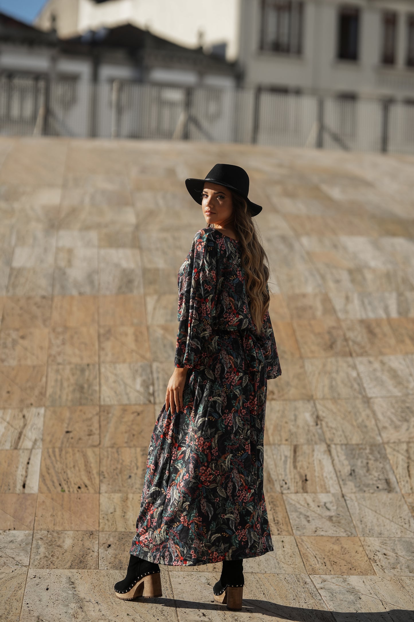 Vestido com cinto