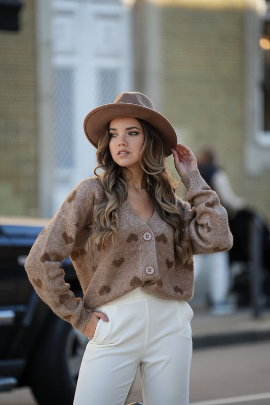 Casaco de malha com botões