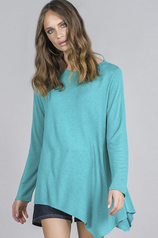 Camisola assimétrica