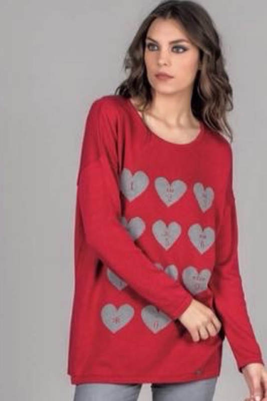 Camisola corações