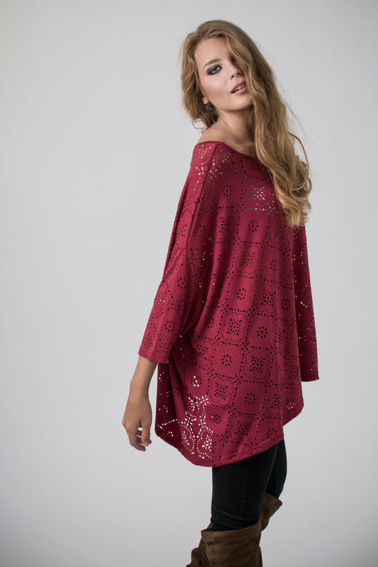 Blusa com recortes