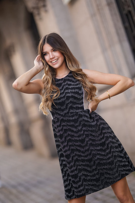 Vestido com brilho SuperTrash