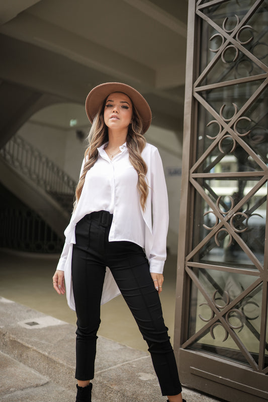 Camisa assimétrica