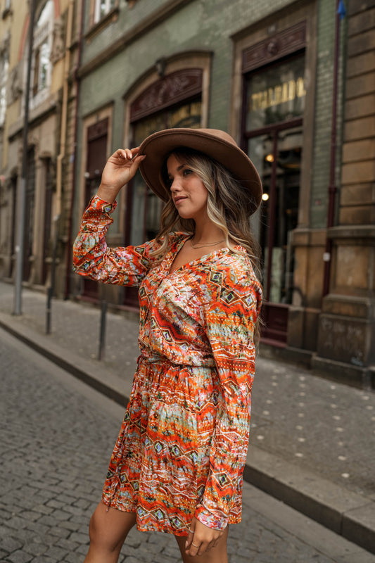 Vestido camiseiro curto