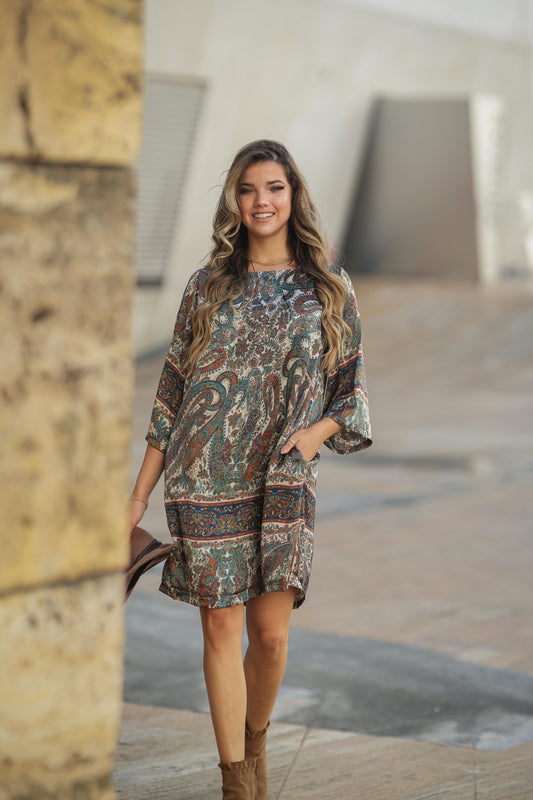 Vestido em cetim