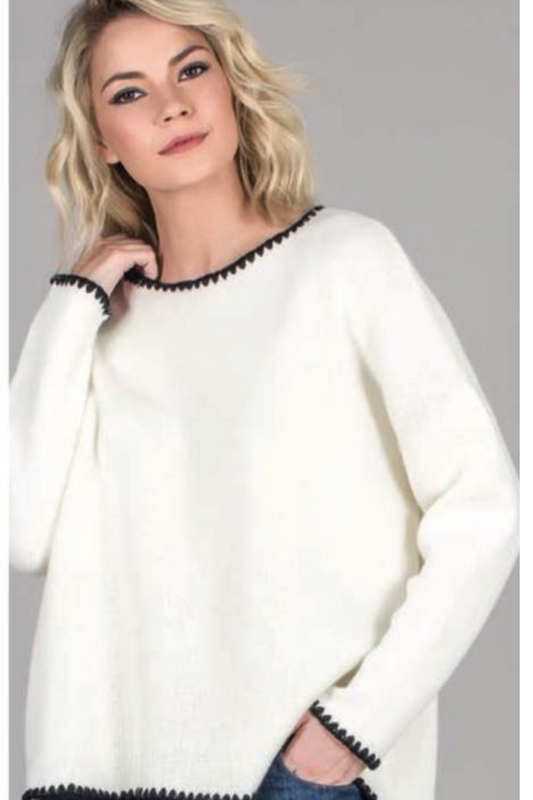Camisola em tricot